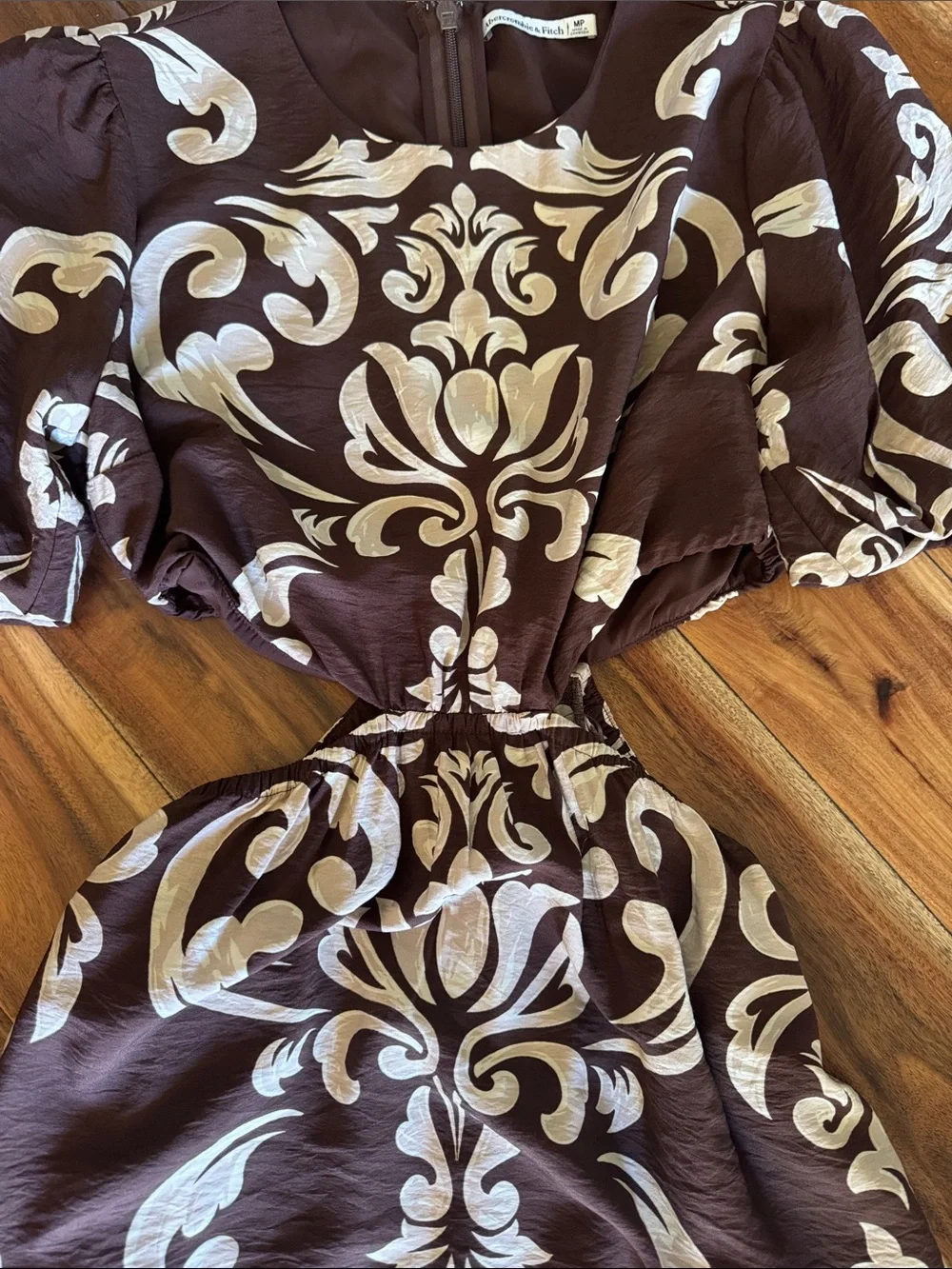 Abercrombie & Fitch women’s brown/tan maxi dress, size PM-like new condition